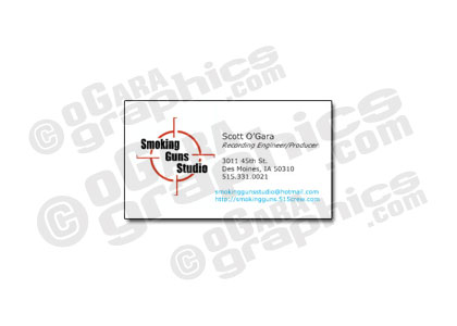 Business Card - Smoking Guns Studio