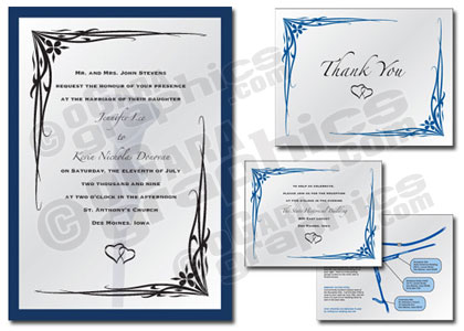 Stationery Design - wedding invitation
